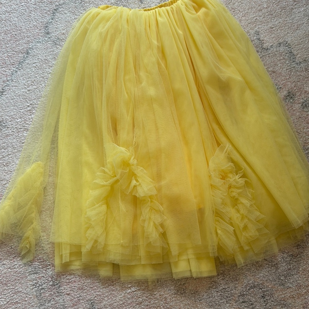 Lola and the boys Yellow Tulle Skirt Size 9/10